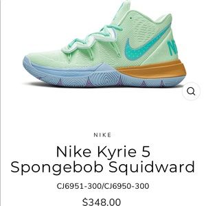 Nike Kyrie 5 Spongebob Squidward